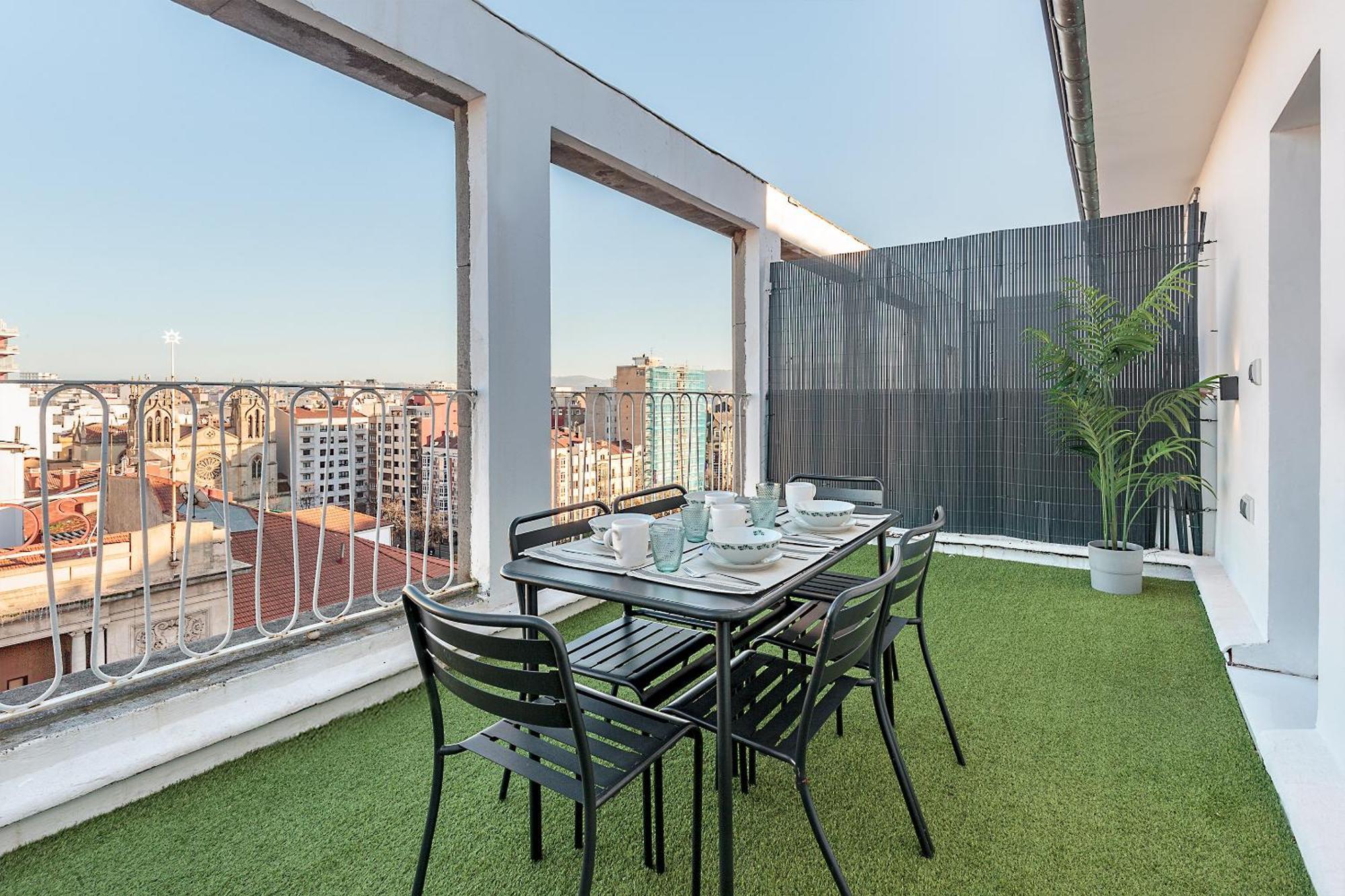 Genteel Home Jovellanos Terrace Gijón Eksteriør billede
