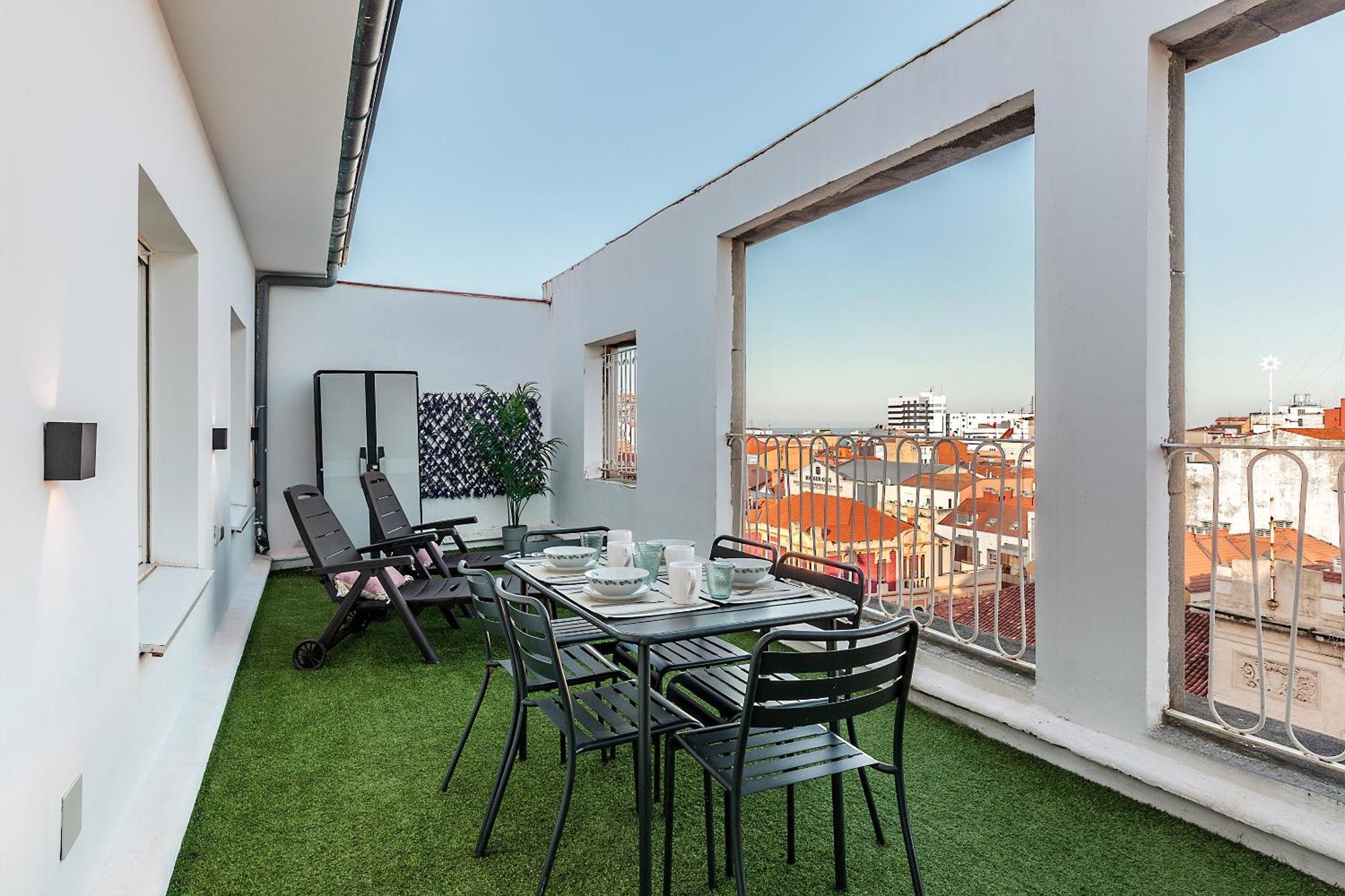 Genteel Home Jovellanos Terrace Gijón Eksteriør billede